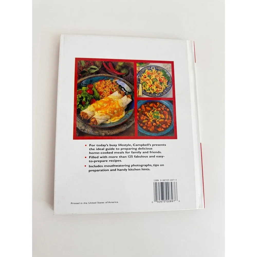 Campbells Easy Home Cooking Cookbook Over 125 Recipes Hardcover ISBN 0887058973